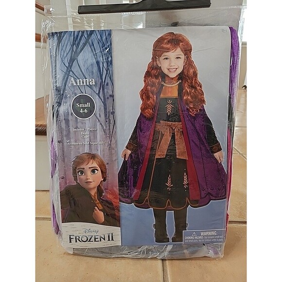 Disney Other - Disney Frozen 2 Princess Anna Costume Small 4-6